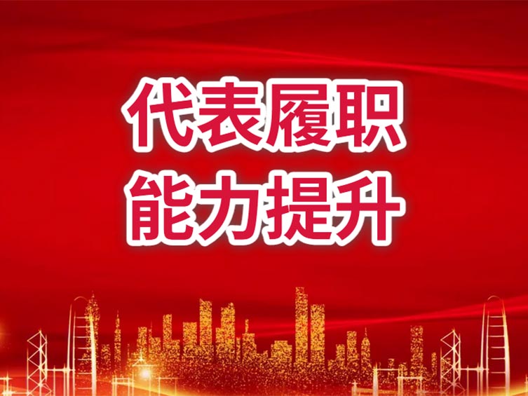 人大代表履职能力提升