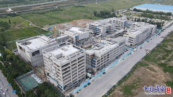 雄安标杆建设现场